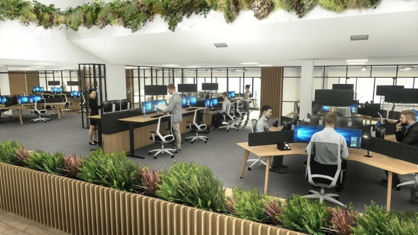 Workplace Wellness - Liqui Group Interior para un concepto de oficina